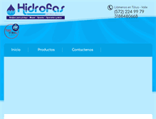 Tablet Screenshot of hidrofas.com